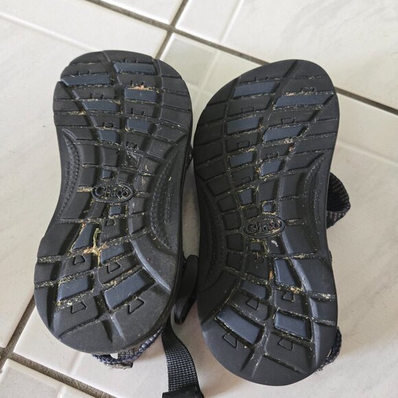 Chaco Z1/Ecotread Sandals Blue Gray 11 - Picture 6 of 6
